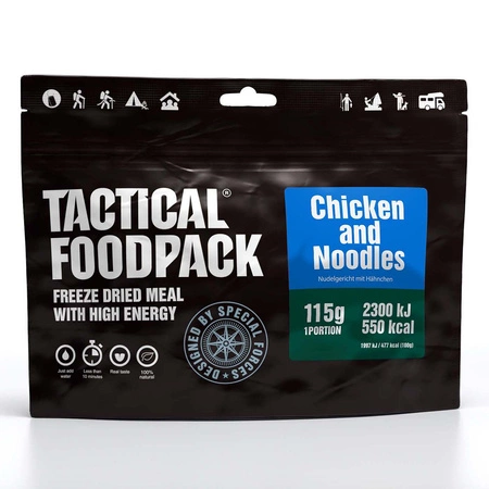 Żywność liofilizowana Tactical Foodpack danie kurczak z makaronem